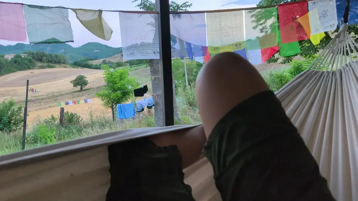 Dreibettzelt im Garten Eden