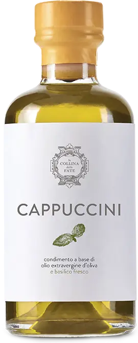 Natives Olivenöl extra Cappuccini mit Basilikum